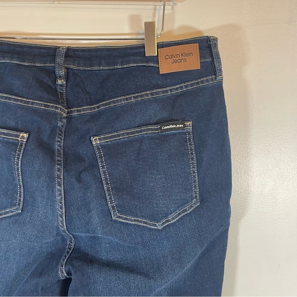 NWT Calvin Klein Repreve High Waist Boot Cut blue jeans plus size 16W - Picture 7 of 10